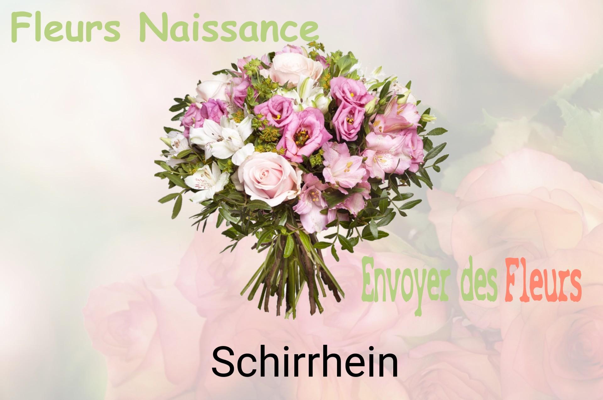 Bouquet de fleurs de naissance livré à Schirrhein